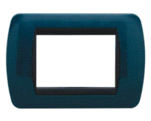 [L4803BT] PLACA LIVING AZUL METALICO. 3 MOD.