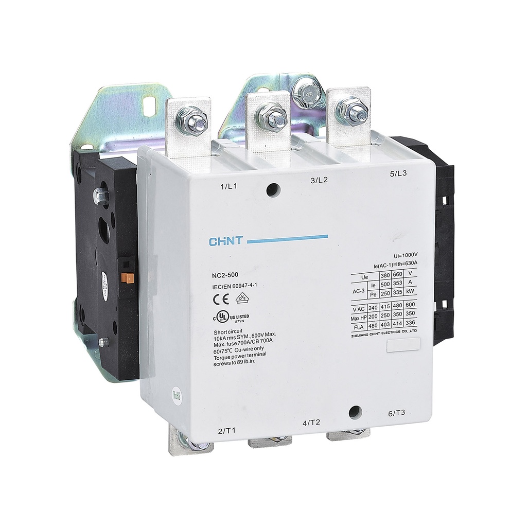 [NC2-500] CONTACTOR TRIP. 630 AMP AC3