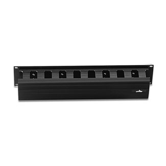 ORGANIZADOR P/CABLE 2U H/TAL C/TAPA