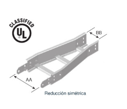 REDUCC. SIMETRICA 60 A 10 CM SEMIP. INCLUYE UNIONES