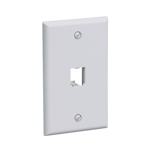 FACE PLATE 1 PTO BLANCO
