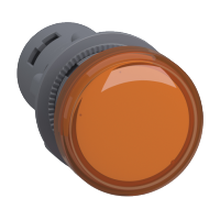 PILOTO D/SENAL NARANJA 22MM LED 24VAC/DC
