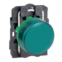 PILOTO D/SENAL VERDE 22MM C/LED 220V