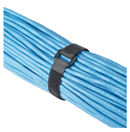 [HLC3S-X0] AMARRA VELCRO 12" CON HEBILLA X 10 UNID.