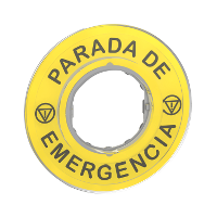 ETIQUETA PARADA DE EMERGENCIA (068748)