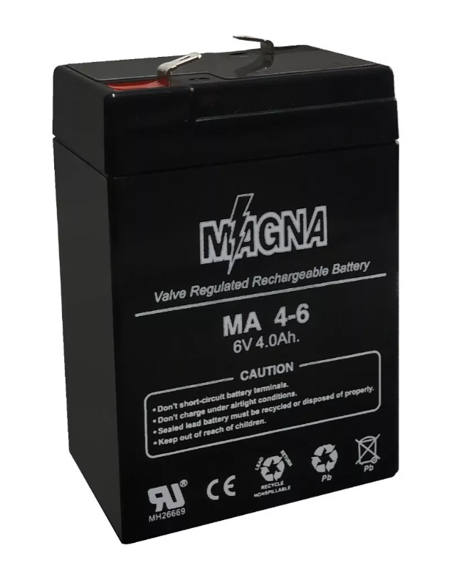 [MA4-6] BATERIA 6V 4 AMP ESTACIONARIA