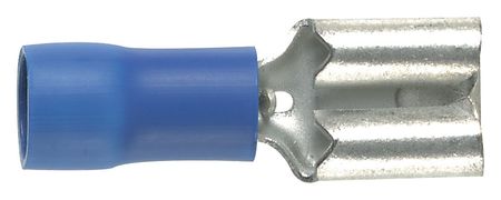 TERMINAL FASTON HEMBRA14-16  1/4" AZUL