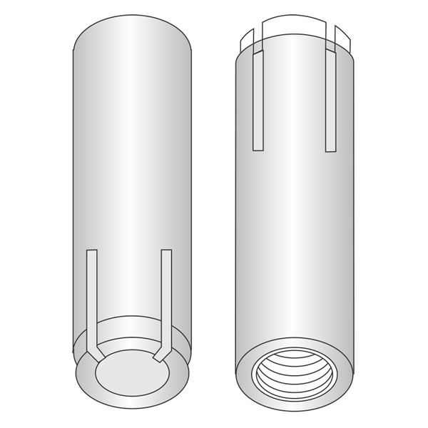 PERNO D/EXPANSION 1/2" x 2"(TEHAG12X200)
