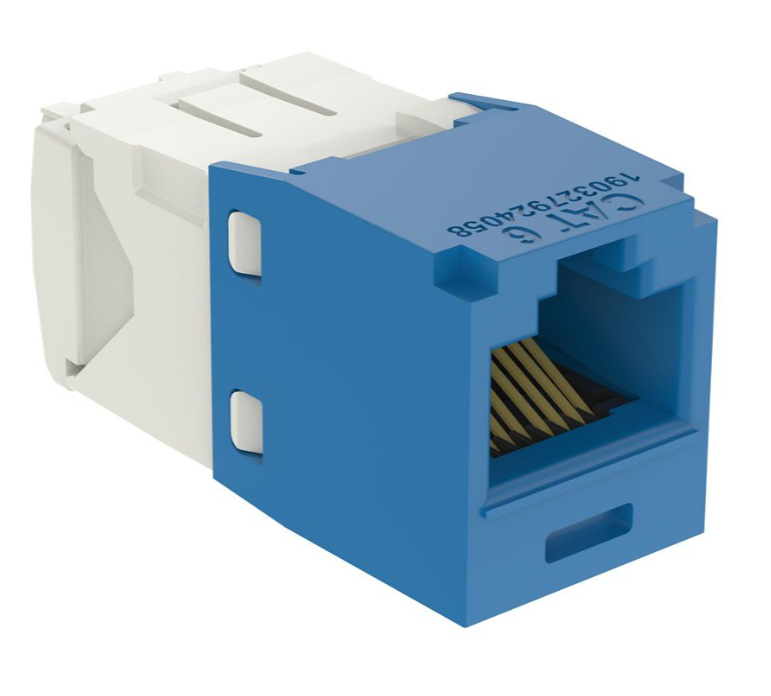 TOMA JACK RJ45 CAT 6 BLANCO