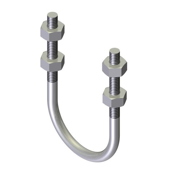 PERNO "U" 1/4" P/TUBO 1/2"(PEU14AG012)
