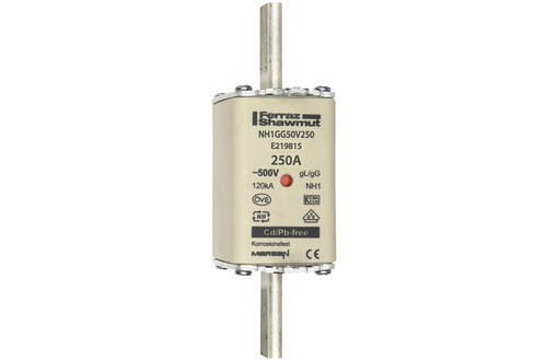 [NH1250] FUSIBLE NH TAM 1-250 AMP 500V (E219815)