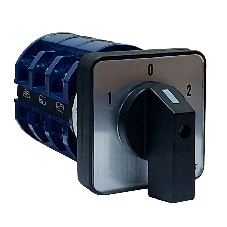 [26423] CONMUT. TRIP. 63 AMP ABIERTO. 1-0-2 IP54