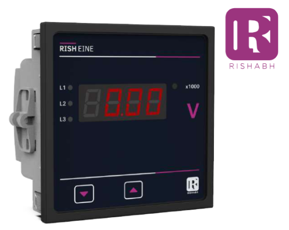 AMPERIMETRO 96x96 DE 0-500/5 AMP.