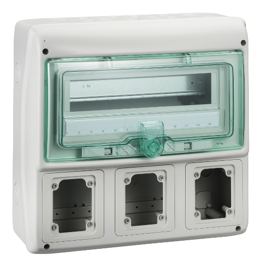 [13180] CAJA PLASTICA 32X32X10 CMS KAEDRA P/3