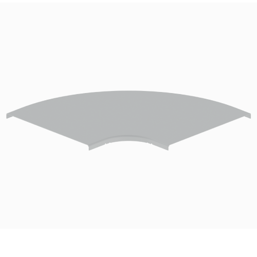 TAPA P/CURVA H/TAL 600mm a 90o PVC INTEMPERIE GRIS