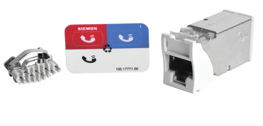 [Z6AS02B] TOMA JACK RJ45 CAT 6A BLINDADO BLANCO F/UTP