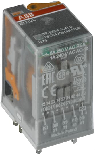 RELEVO 8 PINES 110 VDC 12 AMP 2 C/O (CR-M110AC2)