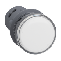 PILOTO D/SENAL BLANCO 22MM LED 24VAC/DC