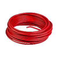 CABLE GALV. DIA/EXT 3,2MM LONG. 15,5M ROJO