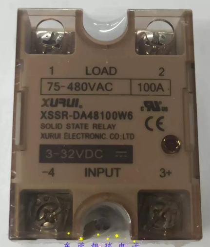 [XSSR-DA48100W6] RELE EST/SOLID 100 AMP 480VAC/3-32VDC C7TAPA Y LED IND SERIE W6