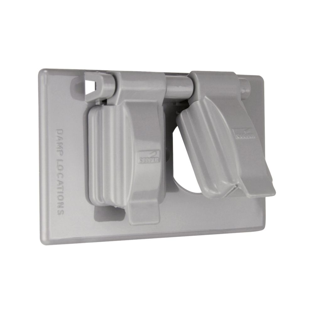 TAPA DOBLE INTEMPERIE PLASTICA
