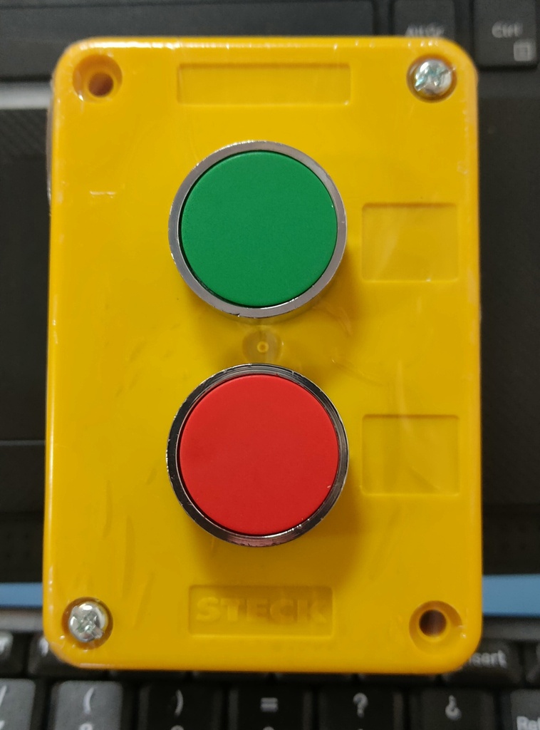 ESTAC. D/MANDO 2 PULS. (ROJO - VERDE)