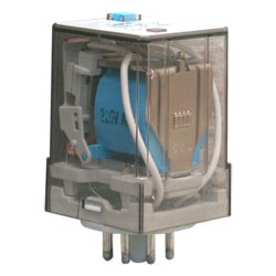 RELEVO 8 PINES 24VDC S/BASE