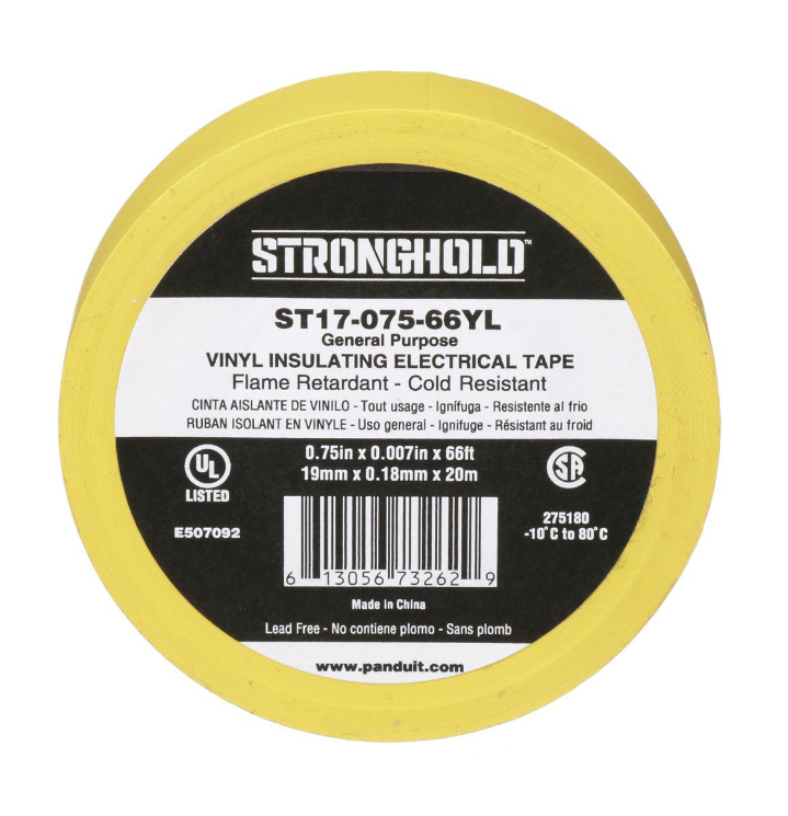 CINTA AISLANTE 19mm x20Mts AMARILLO  (ST17-075-66YL)