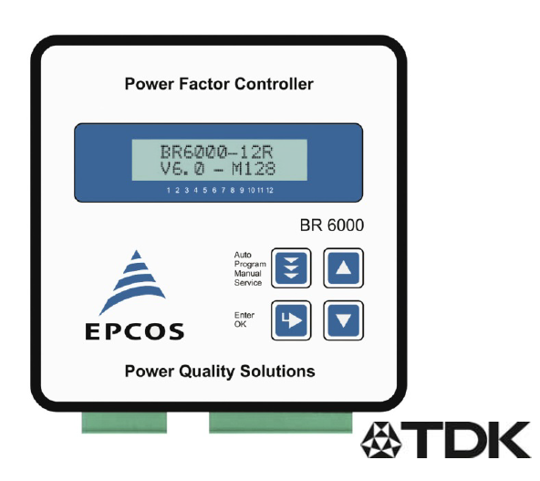 [BR6000-R12] CONTROLADOR D/FACTOR D/POTENCIA 12 PASOS C/ANALIZADOR D/REDES