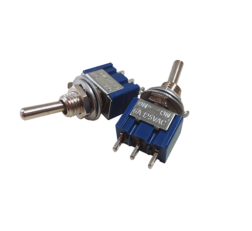 INT. CODILLO  3 PINES SPDT 6A, 125 VAC  ON ON