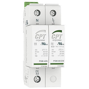 SUPRES. D/PICOS 120V 40KA 2 POLOS (CIR0095)