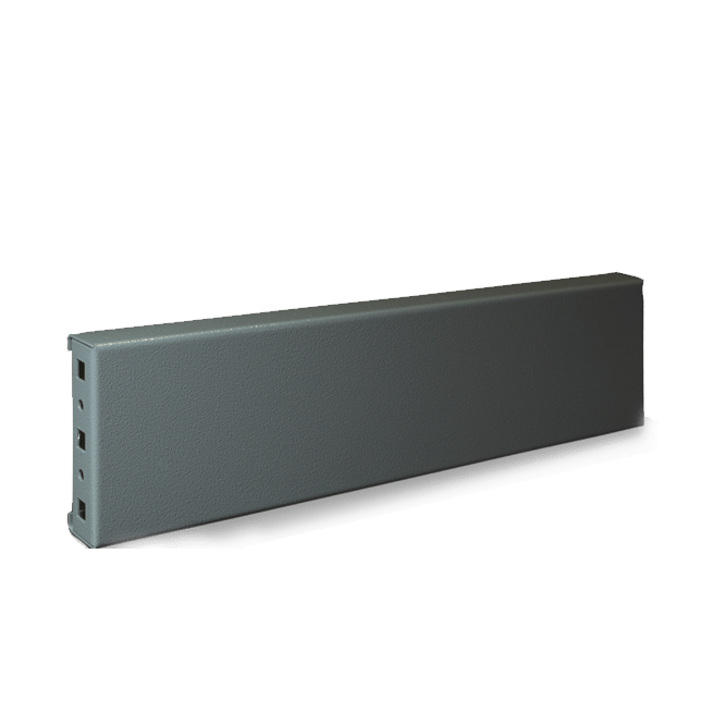 [R1ZPRO1201] TAPAS FRON/LATE P/ZÓCALO 1200 H100mm RAL7011 (R1ZPRO1201)