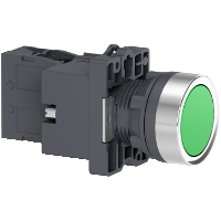 PULS. LUMINOSO VERDE 24VAC/DC