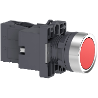 PULS. LUMINOSO ROJO 24VAC/DC
