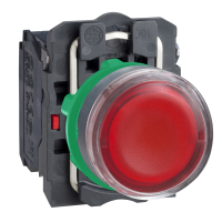 PULS. LUMINOSO ROJO C/LED 220/240VAC