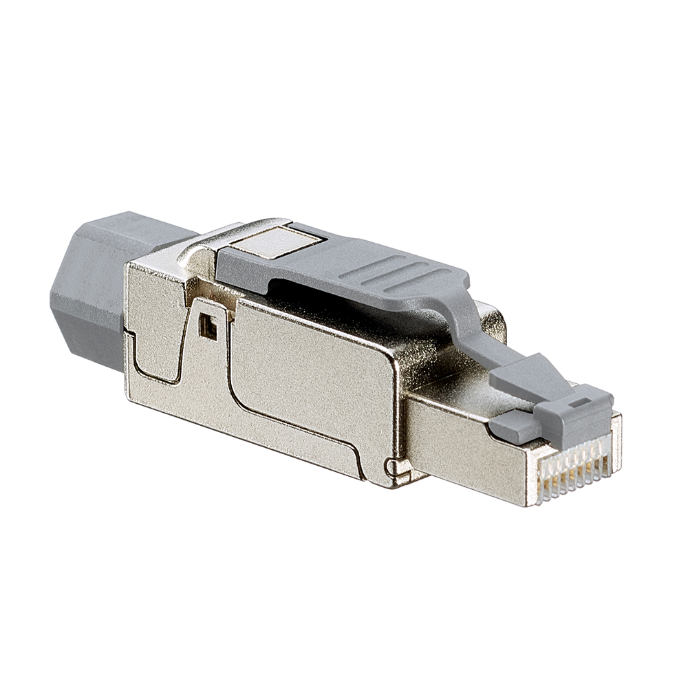 PLUG MPTL RJ45 P/CABLE UTP Y BLINDADO 22-26AWG CAT 5E-6-6A METALI