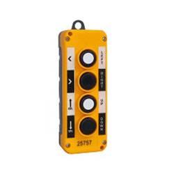 ESTAC. D/MANDO 10A/660VAC 4 PULS. 2 BLANCO/ 2 NEGRO IP5