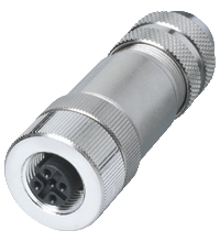 CONECTOR HEMBRA 4 PINES 4A M12