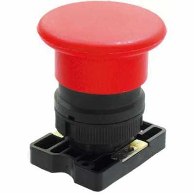 PULS. D/EMERG. ROJO NC 30mm S/BLOQUE
