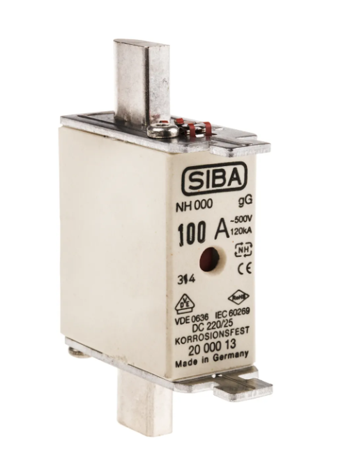 FUSIBLE NH TAM 000-100 AMP 500VAC (2000013.100)