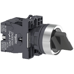 SELECTOR 3 POS. FIJAS 2NA MANIJA NEGRA C/RETORNO