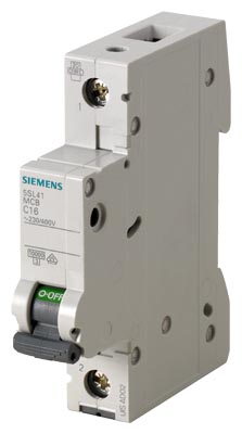 MINI INT. 1X6 AMP TERMOMAG. 250VAC 10KA
