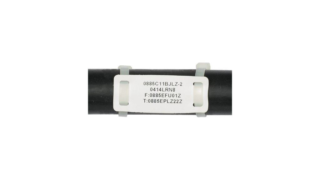 PLACA IDENTIFICADORA NO ADHESIVA BLANCA X250 UNID