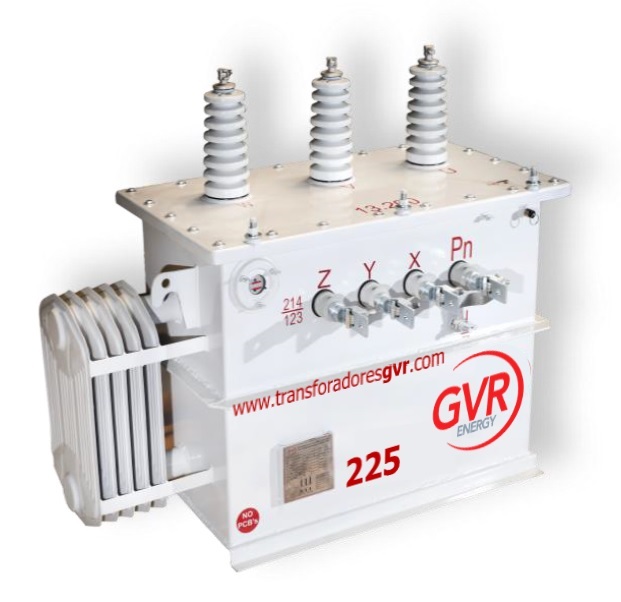 [TT225KVA] TRANSF. TRIF 225 KVA, 13200 VAC PRI. 226 VAC SEC. T/CONVEN.