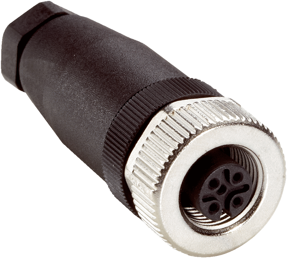 [DOS-1205-G] CONECTOR HEMBRA 5 PINES RECTO 4A M12