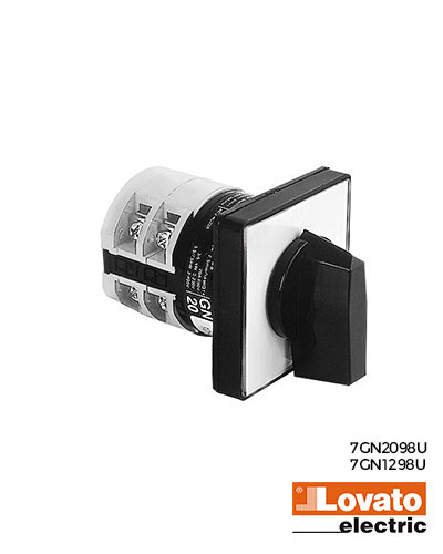 SELECTOR 4 POS.D/AMPERIMETROS 12A (LOV0500)