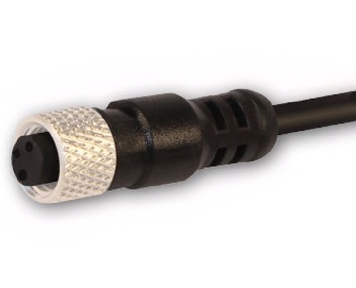 [08FD3A5Z] CONECTOR M8 DE 3 PINES RECTO 5 MTS HEMBRA
