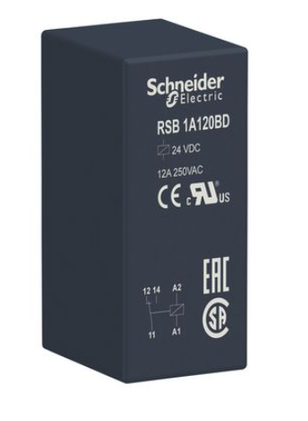 RELE INTERFASE ENCHUF. 1C/O 24VAC/12AMP