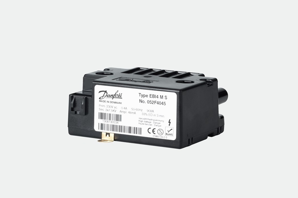 [052F4045] TRANSF. DE IGNICION EBI4 187-255V 90 VA TENS/SECUN: 2X7.5 kV  IP40