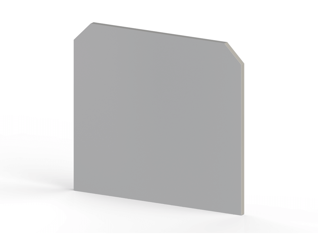 SEPARADOR P/BORNA AVK2.5/10 GRIS (462120)